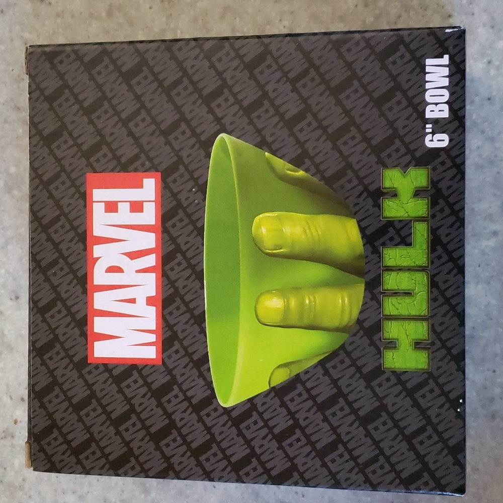Marvel Incredible Hulk Lootcrate cereal bowl